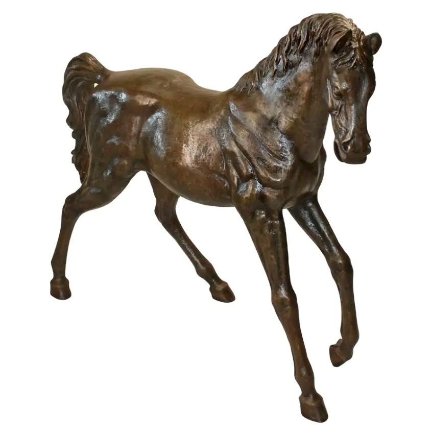 Grande sculpture "Cheval de Monti"